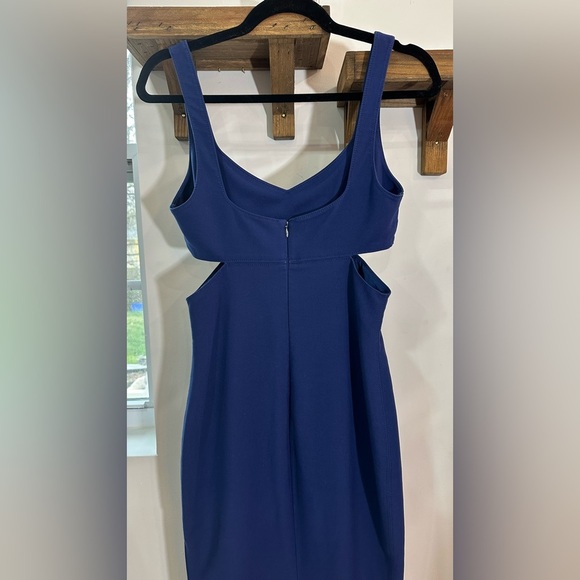 Likely Blue Cutout Column Gown 6 - Picture 7 of 12